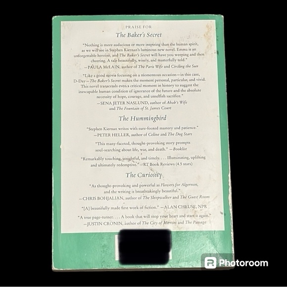 4/$20 | Softcover Novel | The Barker’s Secret • Stephen P Kiernan - Picture 4 of 4